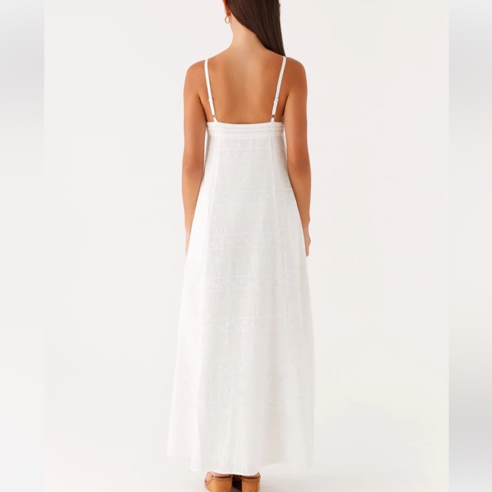 PEPPERMAYO Cole Maxi Dress in White Size US 0 - Picture 4 of 8
